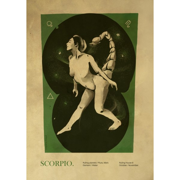 Scorpio Print MultiColor 21x30 cm
