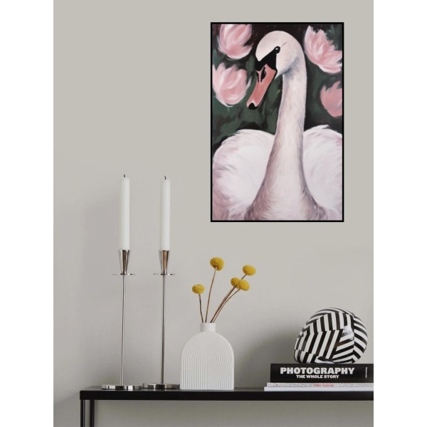 Swan In The Pond MultiColor 70x100 cm