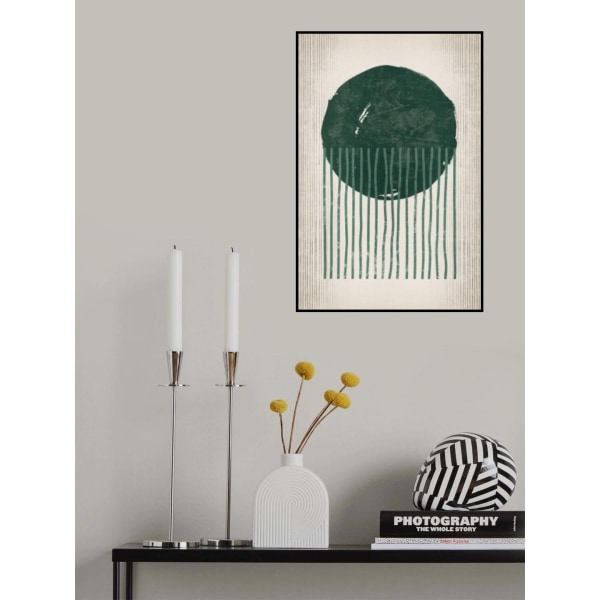 Emerald Round Jellyfish MultiColor 50x70 cm