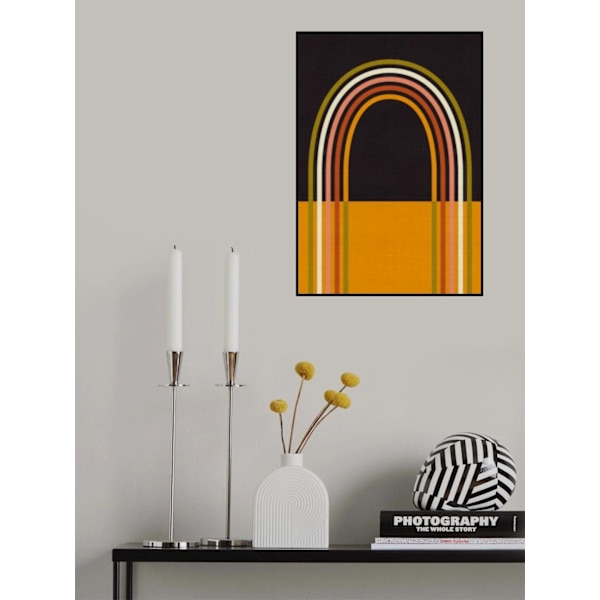 Geo Shapes Fall 21 Rainbow Arc MultiColor 50x70 cm