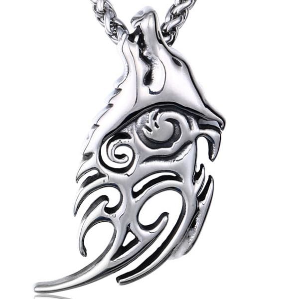 Pendant - Nordic Mythology - Howling Wolf