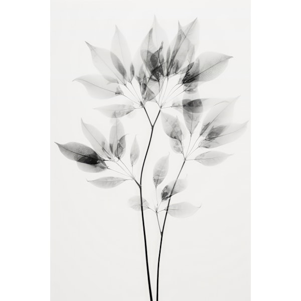 Transparent Botanic No 8 MultiColor 30x40 cm