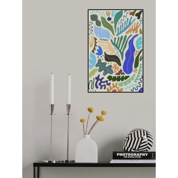 Jungle Colors And Shapes MultiColor 50x70 cm