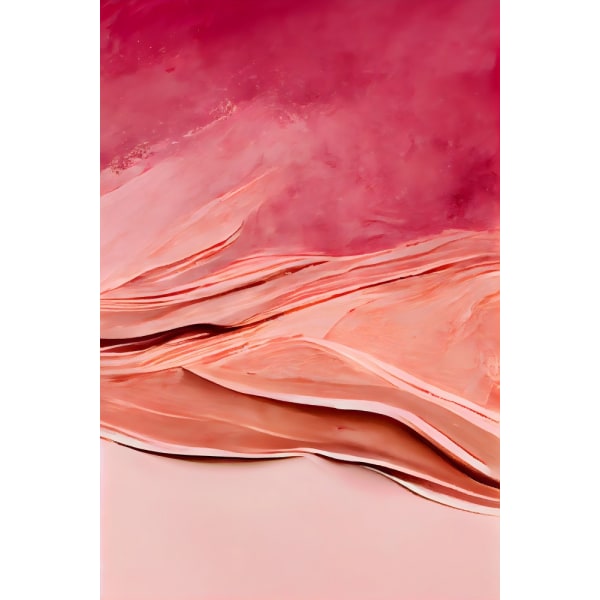 Abstract Thick Pink Color MultiColor 21x30 cm