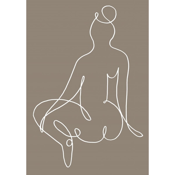 Sitting Down 02 MultiColor 21x30 cm