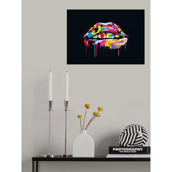 Colorful Lips MultiColor 30x40 cm