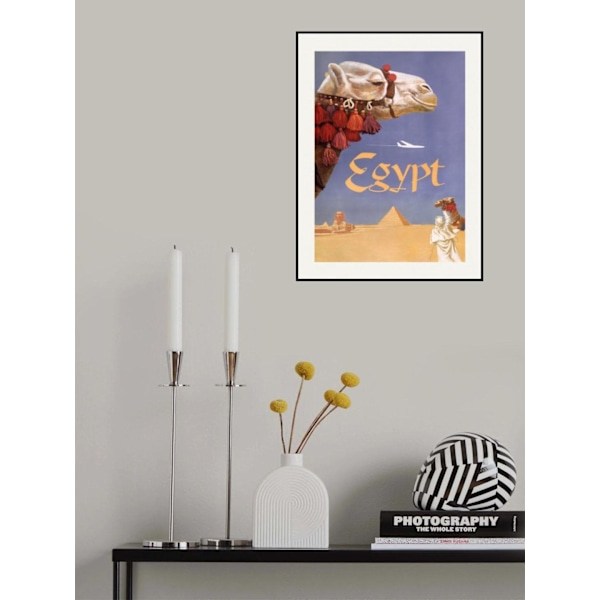 Egypt. Fly Twa (1960) Vintage Poster By David Klein MultiColor 70x100 cm