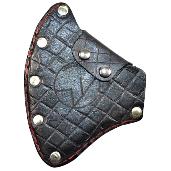 100% Handgjort Eggskydd till Cold Steel Norse Hawk Tomahawk - Svenskt Läder Svart
