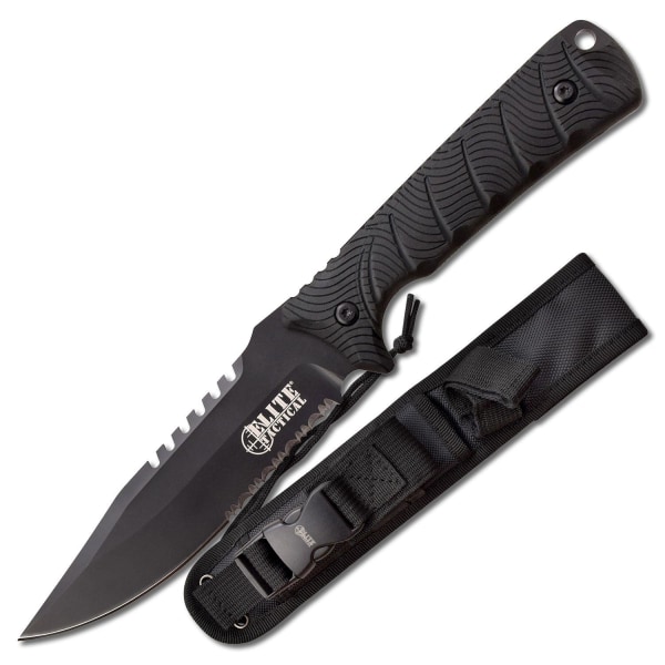 Elite Tactical - FIX005BKS - Backdraft kiinteäteräinen veitsi Black