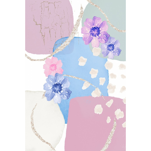 Pretty Pastels-1 MultiColor 70x100 cm