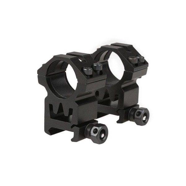 Theta Optics - Kaksiosainen 25 mm:n optiikkateline RIS-kiskoon (korkea) Black