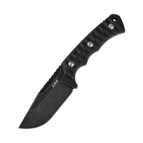 SRM Knives & Tools S738 Friluftskniv - jaktkniv Black S731-1 Black/Black