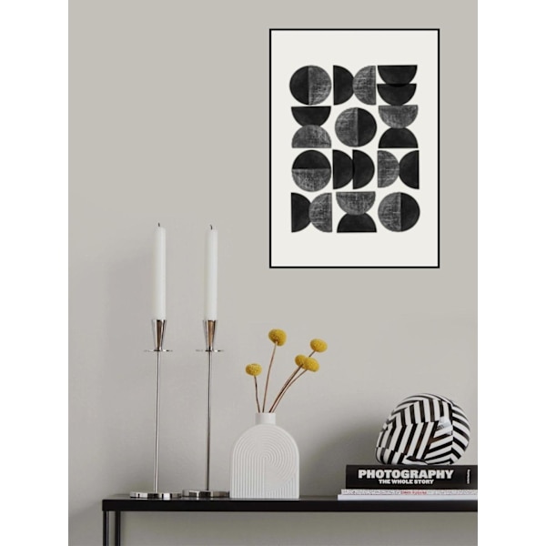 Mid Century, Geometric MultiColor 21x30 cm