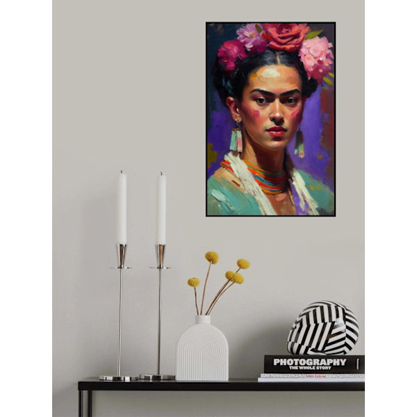 Portrait Of Frida MultiColor 70x100 cm