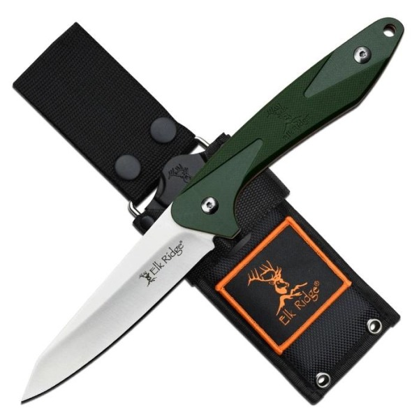 Elk Ridge - HLFIX001 - Hinterland - Kniv med fast blad Grön