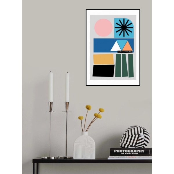 It's Always Sunny Here Grey MultiColor 50x70 cm