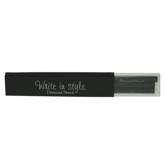 Diamond pencil 3-pack Black