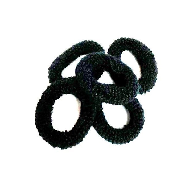 Blød hårstrik Sort 5p Black
