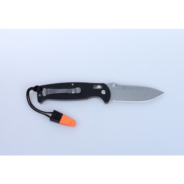 GANZO G7412 Black stonewashed with whistle - knife folding knife svart