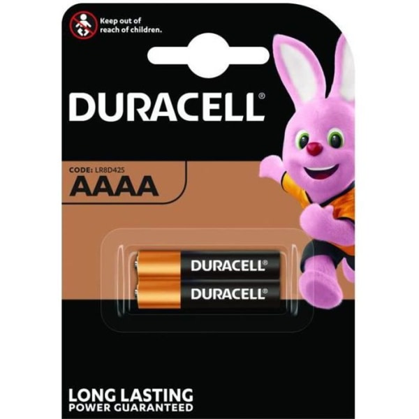 AAAA batterier LR8D425 LR61 Duracell Alkaline 1,5V