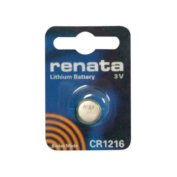 Renata CR1216 Swiss Made 3V Lithium Button Cell Battery