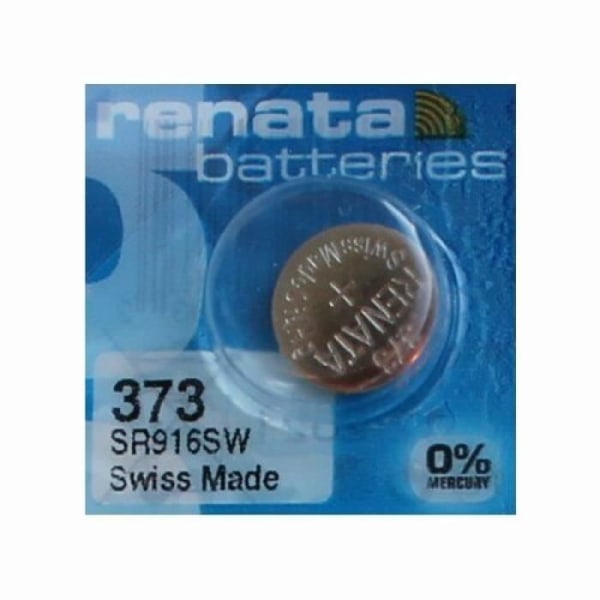 Watch SR916SW 373 RENATA Silveroxid 1,55V V373 SR916 SR68 kapacitet 29mAh långt utgångsdatum