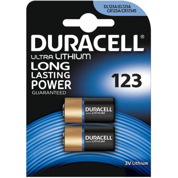 Duracell DL123A/EL123A/CR123A/CR17345 Batterier 12 st