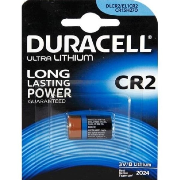 Fotobatteri CR2 Lithium Duracell 3V