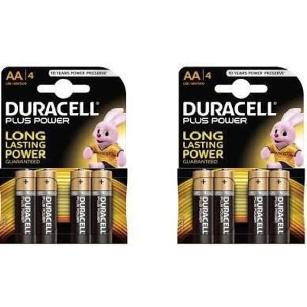 Duracell AA batteri plus power x8 (LR06)