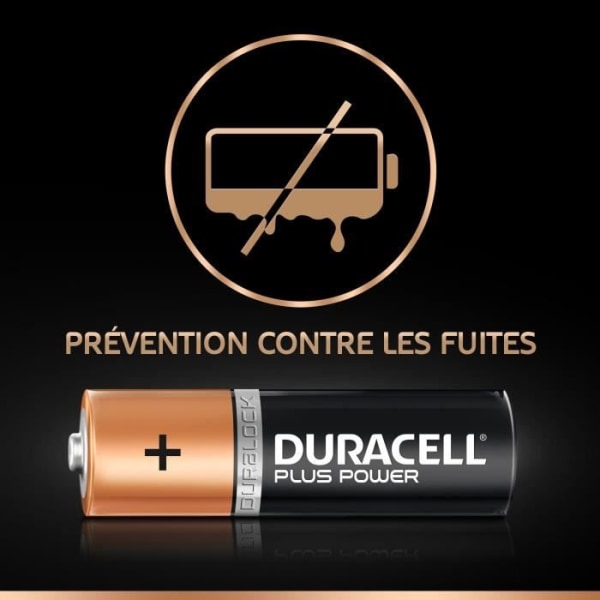 DURACELL Plus Power -batterier typ LR06 / AA Pack om 8