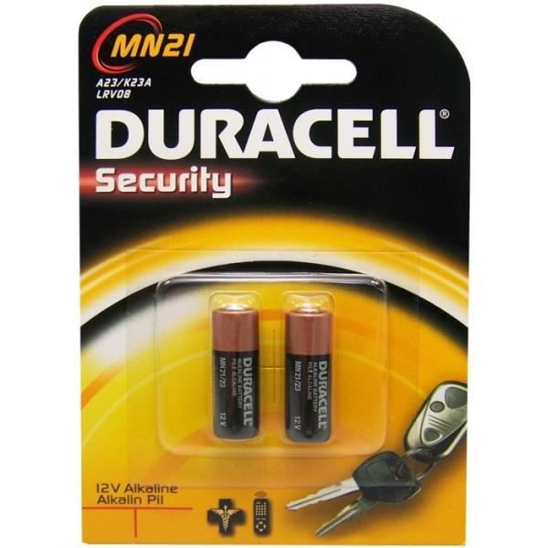 Duracell MN21-X2, Alkalisk, Cylindrisk, 12 V, A23