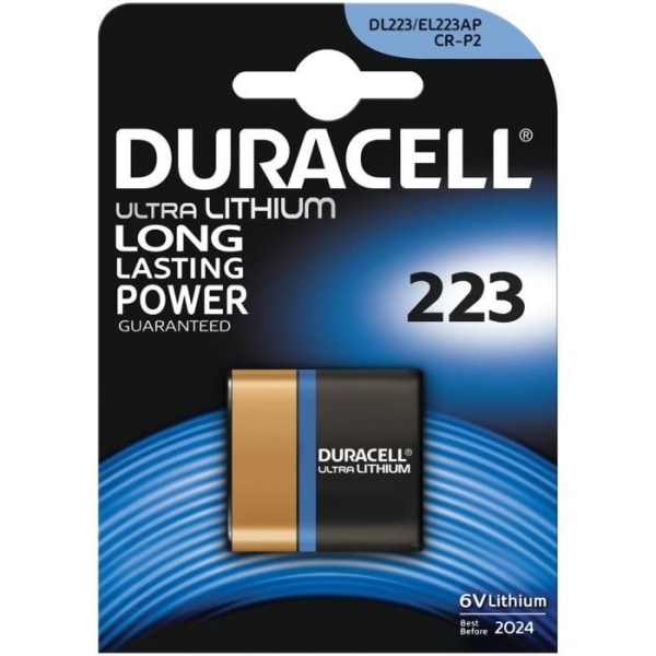 Duracell litiumbatterier för 223 foton - Bl.1 - celler och batterier