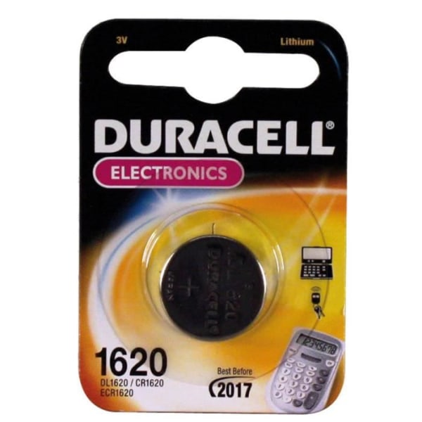 Duracell CR1620 3V, Litium, Knappcell, 3 V, 1 st, CR1620