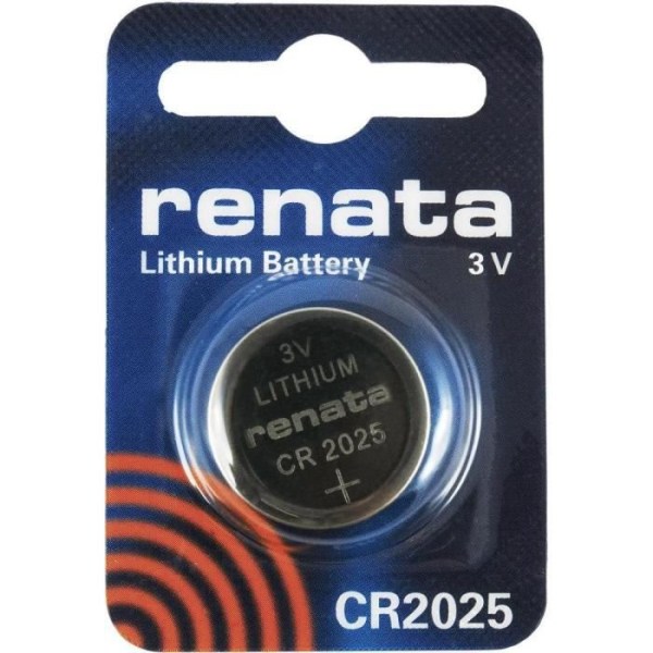 Renata CR2025 3V litiumbatteripaket om 2