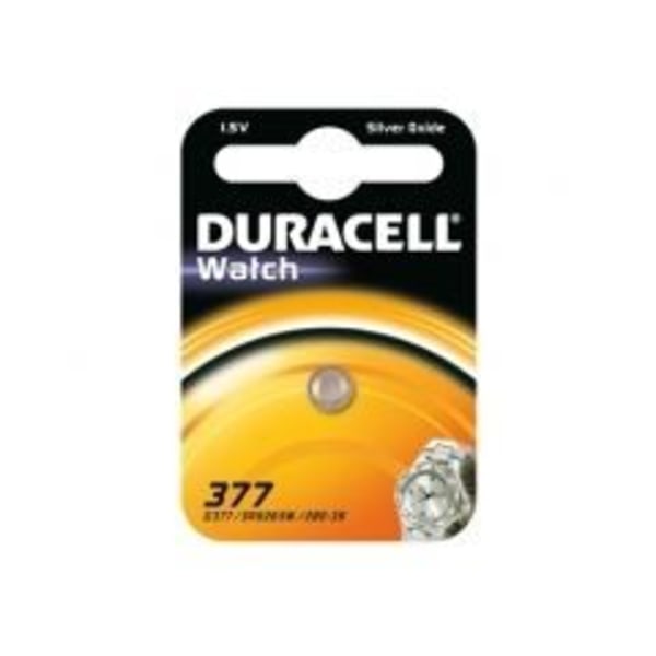 Duracell knapp batteri typ-ref. 377 (1 enhet under...