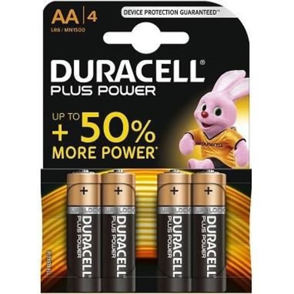 DURACELL Plus Power AA-batterier X4