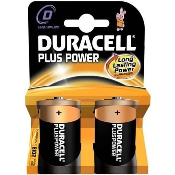 Alkaliskt batteri LR20 D DURACELL Plus