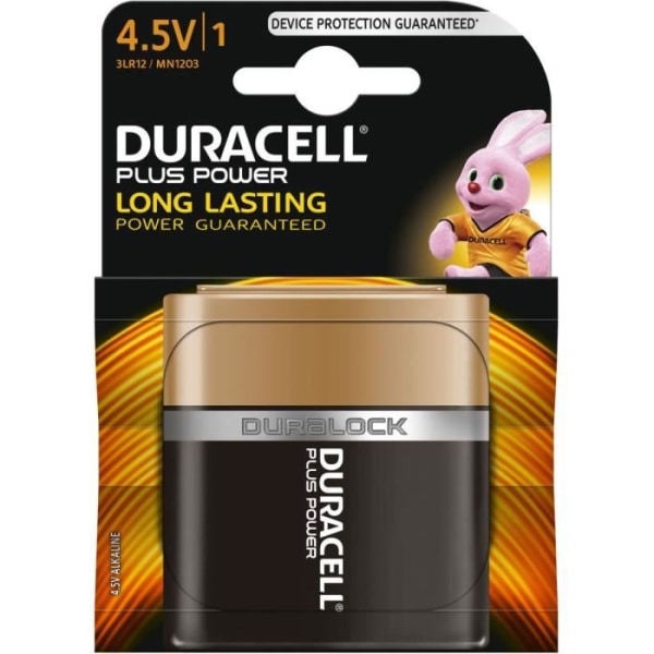 DURACELL 4,5 Volt x1 Plus Power -batteri