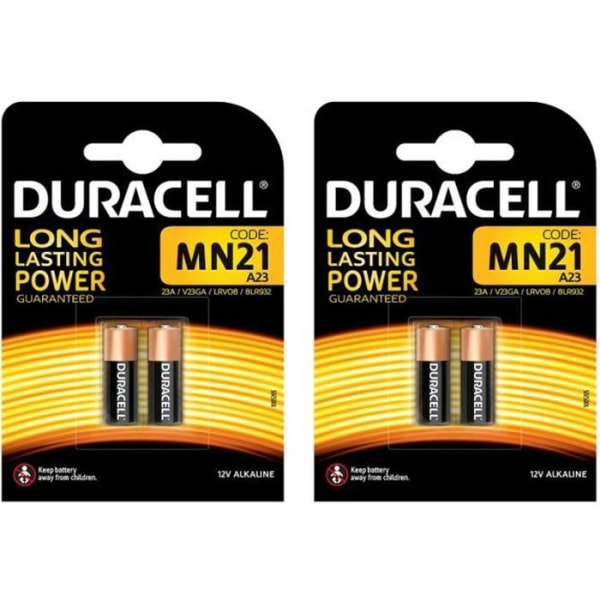 Duracell MN21 12V Special Alkaline Batteri, Slitstarkt 4 Power Pack 9f5b |  Fyndiq