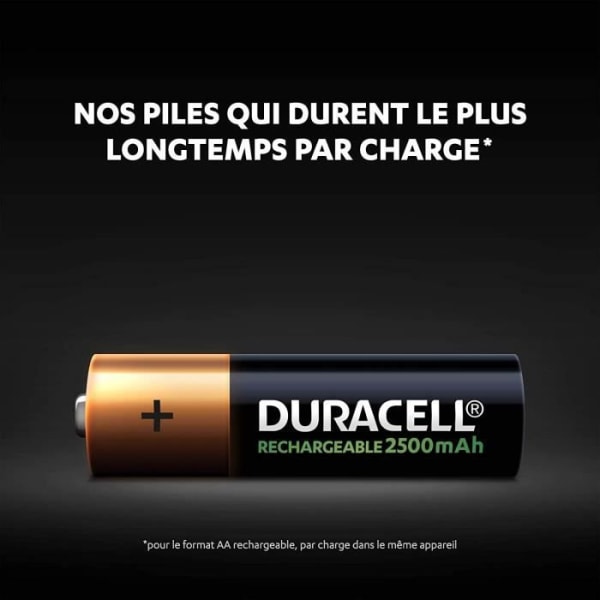 Duracell 2500mAh laddningsbara AA-batterier Idealiska för Xbox-kontroller, [Exklusivt] A38-batteripaket med 8