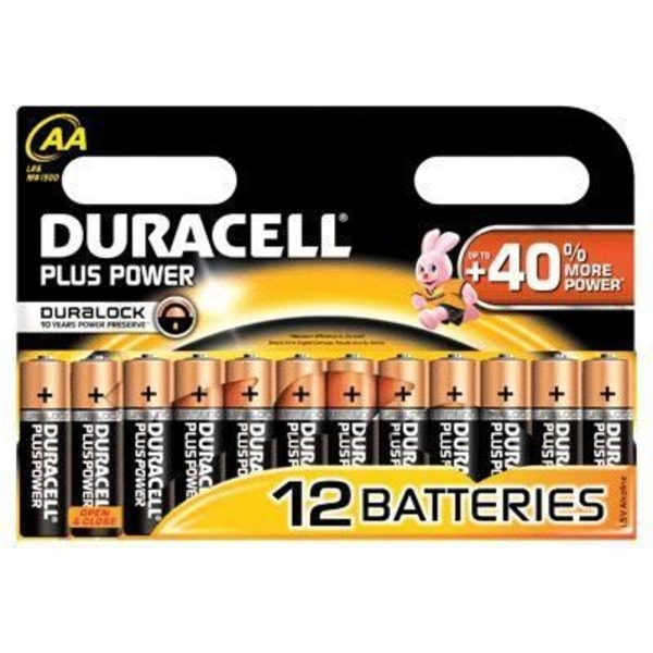 DURACELL - Batteri LR06 AA 1,5V Duracell Plus - Pa...