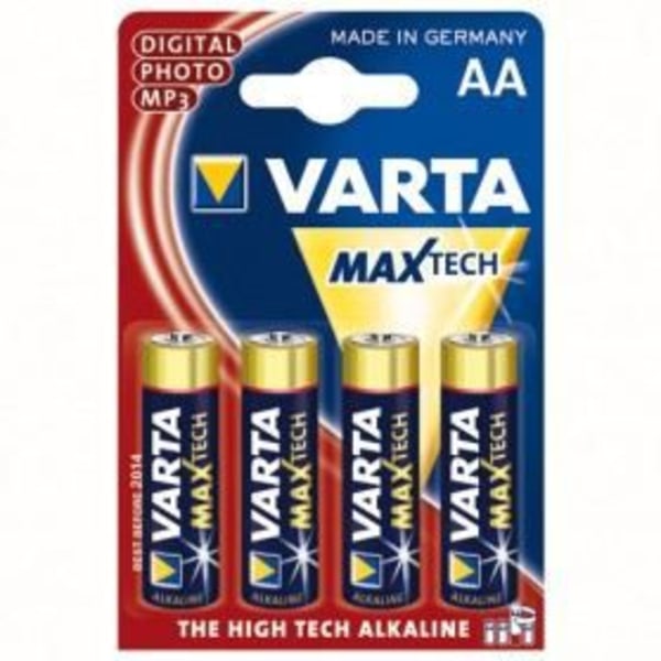 4 LongLife VARTA AA Max Power alkaliska batterier