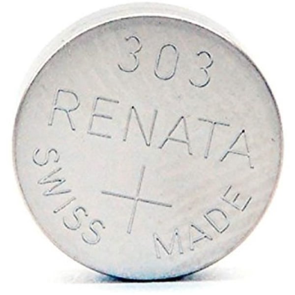 Renata - Swatch Group - Renata 303 Silver Oxide Button Battery 1,55V 175mAh, 1480