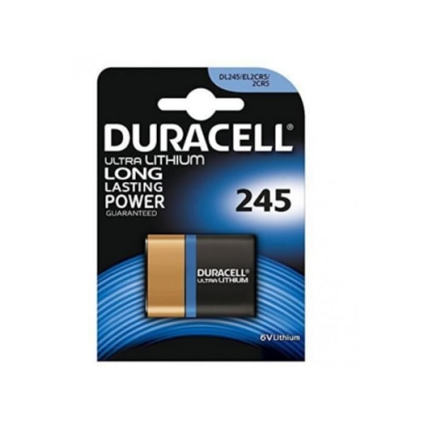 Pack Tillbehör Tv - Video - Ljud - Duracell Photo Lithium Battery 2CR5 6V Ultra Blister (Förpackning med 1 st) 245105