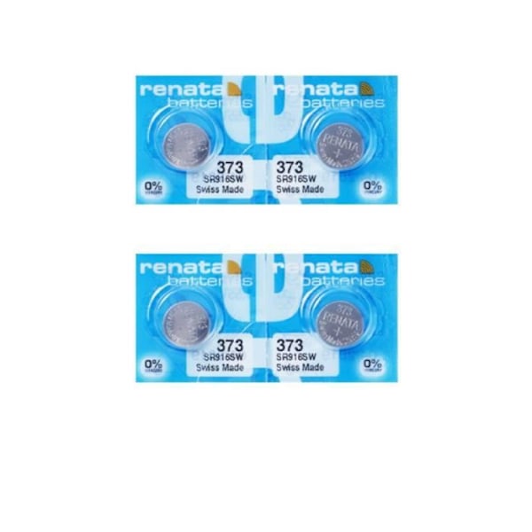 4 Renata 373 SR916SW batteri -