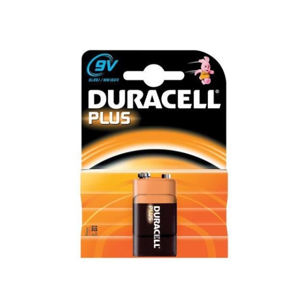 Batteri DURACELL 9V B1 PLUS 6LR61