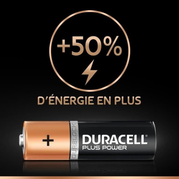 DURACELL Plus Power -batterier typ LR06 / AA Pack om 8