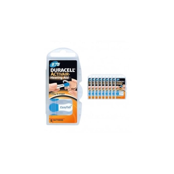 Duracell Activair DA675 10 hörapparatbatterier