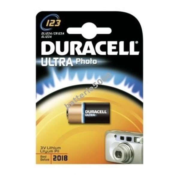 Duracell Ultra M3 CR123A kamerabatteri (1 enhet...