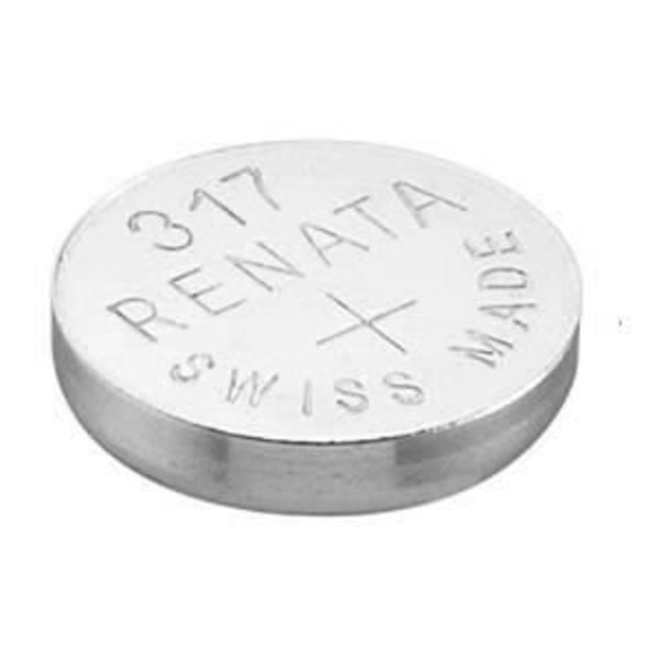 1x Renata Watch Batteri 0% Mercury Silver Oxide, 317 (SR516SW)